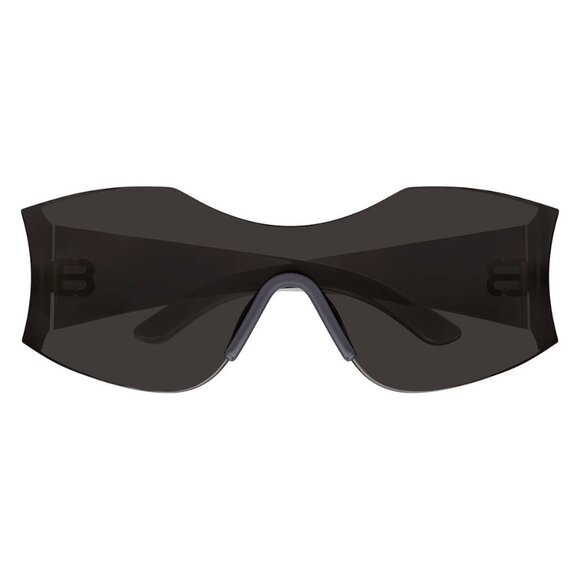 New BALENCIAGA Grey Shield BB0292S 001 Sunglasses Women - Picture 2 of 6